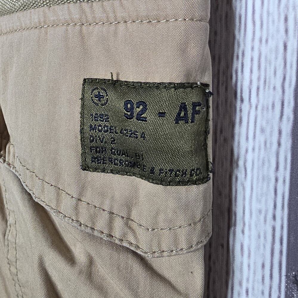 Y2K Abercrombie & Fitch “Fitch-Pant” Utility Cargo Pant with Red Contrast, sz 6 - Picture 3 of 8